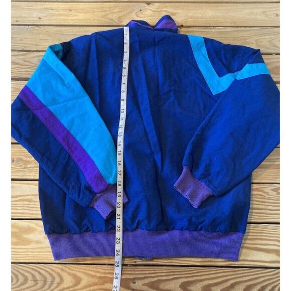 The Shirt Company Vintage Full Zip Jacket Size Small Men’s Blue Purple - Picture 5 of 8
